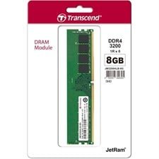 Transcend 8GB DDR4 Desktop Memory 3200MHz JM3200HLB-8G DRAM Module JetRam